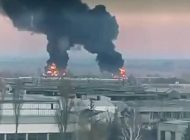 Rusya Kiev Pinçuki bölgesinde havalimanını vurdu