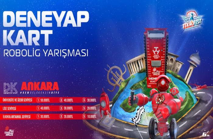TEKNOFEST’ten Deneyap Kart Robolig Yarışması