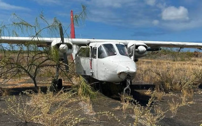Galapagos Adaları’nda BN-2A inişte hasar gördü