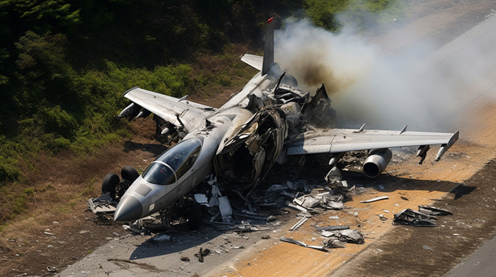 Güney Kore’de KF-16 tipi savaş uçağı düştü