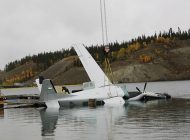 Kanada’da Cessna 208 Caravan su alarak battı