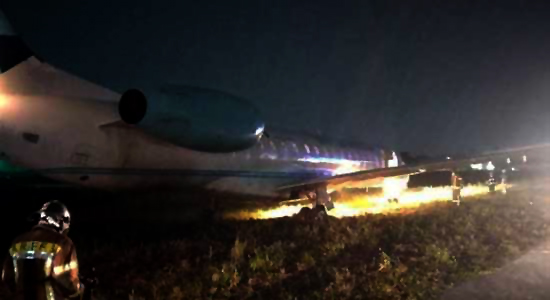 Lagos Havalimanı’nda ERJ-145 pistten çıktı
