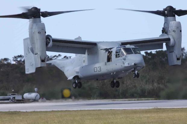 Japonya’da 1 hafta içinde dört MV-22B Osprey acil indi