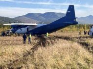 Rusya Magadan’da Antonov An-26 kalkışta pistten çıktı