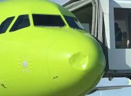 S7 Airlines’ın A320 uçağına inişte kuş çarptı