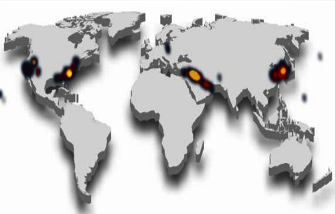 ABD UFO haritası yayınladı