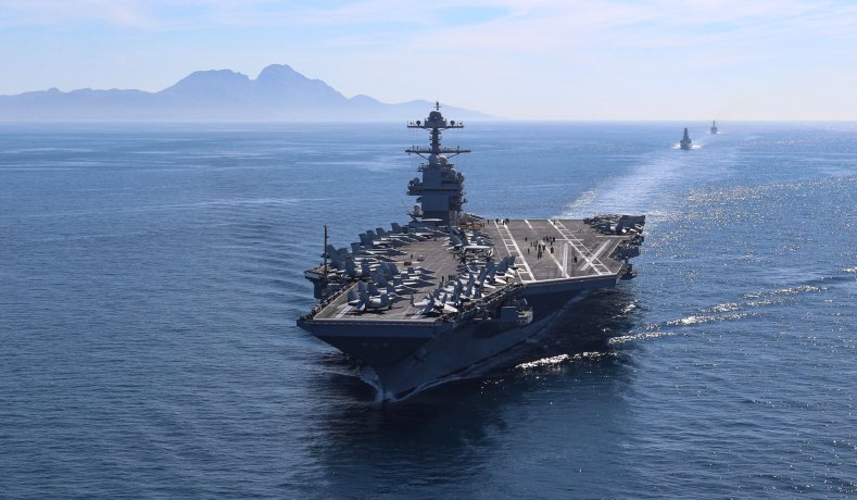 USS Gerald R Ford uçak gemisi İsrail için yola çıktı