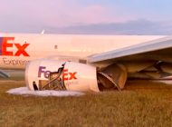 Fedex’in B757-200’ü inişte pistten çıktı