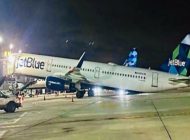 Jet Blue uçağı JFK’de şaha kalktı