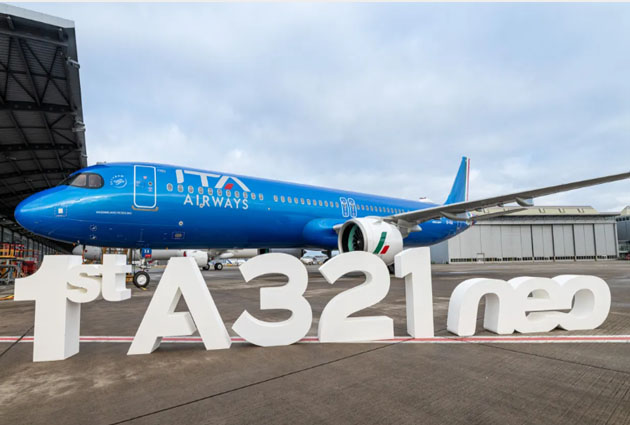 ITA Airways ilk A321neo uçağını teslim aldı