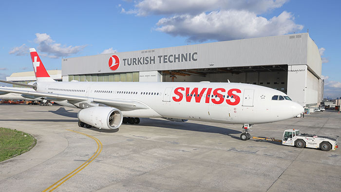 Swiss Air uçakları THY Teknik’e emanet