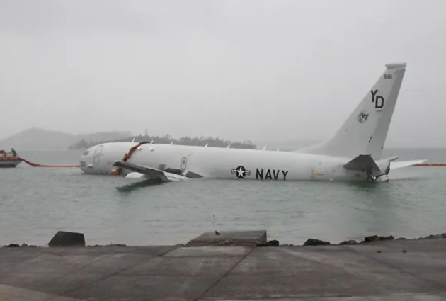 ABD’nin körfeze düşen P-8A uçağın yeni fotoğrafları yayınlandı