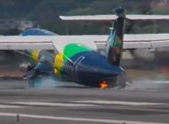 Azul Havayolları’nın ATR-72’si inişte kuyruk sürttü