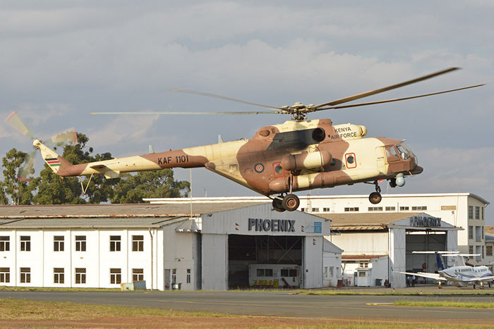 Kenya Hava Kuvvetleri’nin Mi-17’si düştü