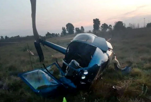 Johannesburg’da R44 eğitim uçuşda düştü