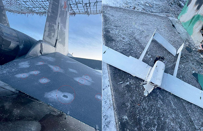 Rus Hava Üssü’ne drone saldırısı, Su-34 uçağına zarar verdi