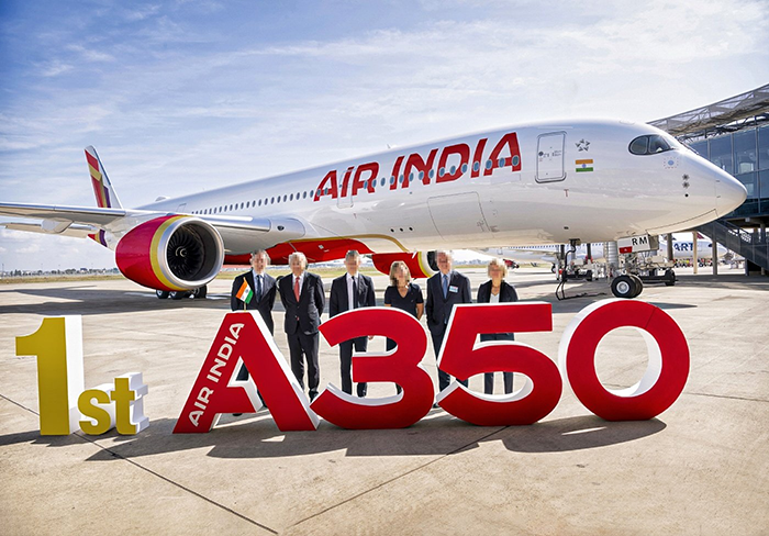 Air India ilk Airbus A350-900 uçağını teslim aldı