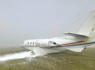 Diyarbakır’da Cessna 560XL Citation XLS pistten çıktı