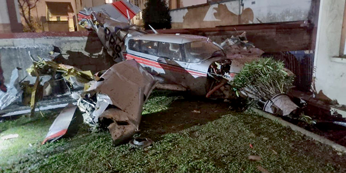 Fransa’da Piper PA-30 düştü