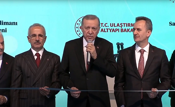Başkan Erdoğan, İSG ikinci pistini hizmete açtı