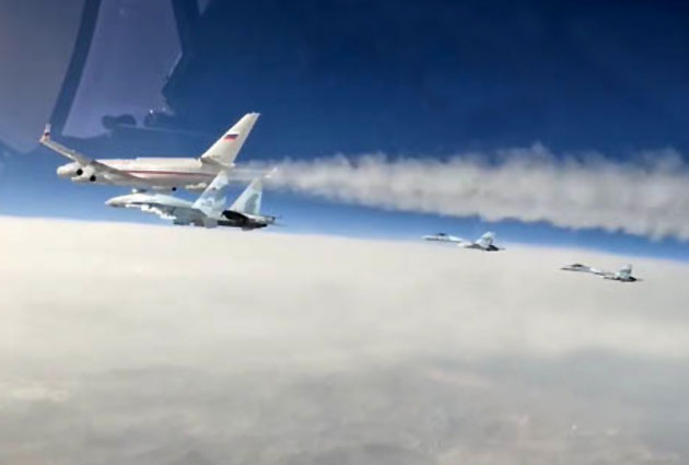 Putin için havada üst düzey güvenlik önlemleri alındı