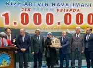 Rize Artvin Havalimanı’nda yolcu sayısı 1 milyonu geçti