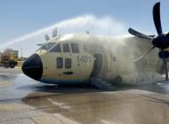 C-27J Spartan Çad’da gövde üstüne indi