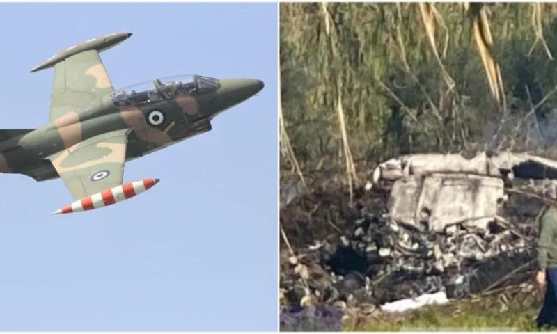 Yunanistan’da T-2 eğitim uçağı düştü