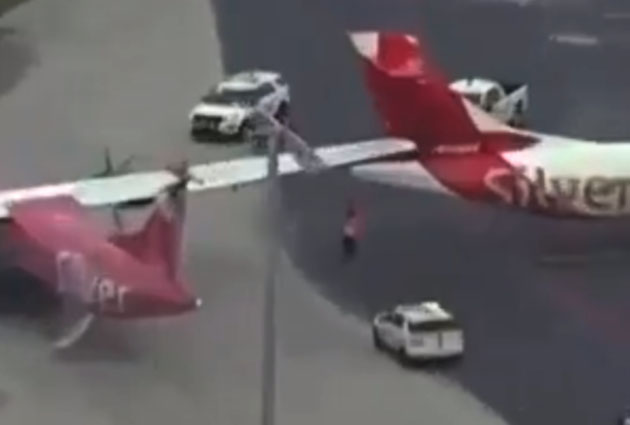 ABD’de iki ATR-72 pistte çarpıştı