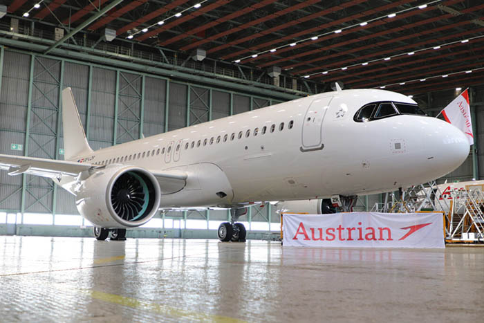 Austrian Airlines, 5’nci A320neo uçağını teslim aldı