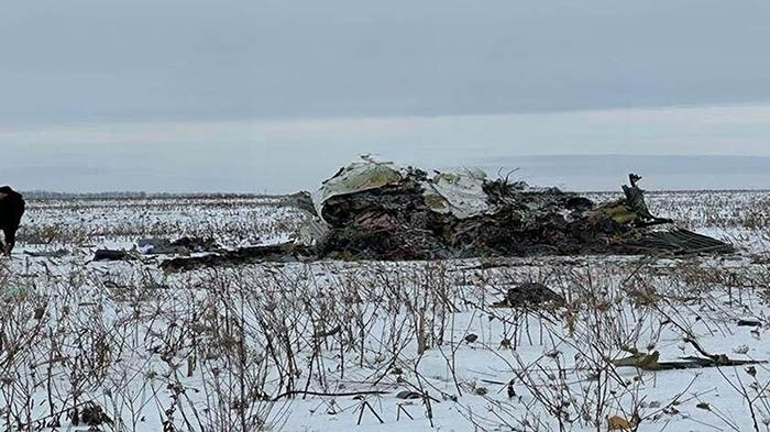 Belgorod’da Rus IL-76 düştü