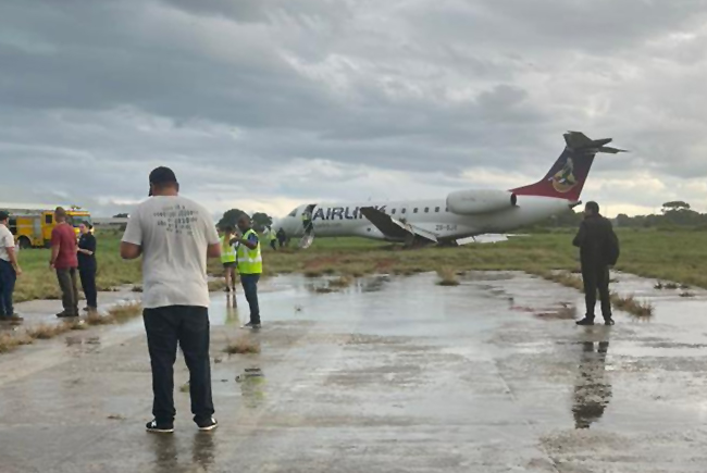 Mozambik’te ERJ-135 pistten çıktı