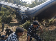 Myanmar Hava Kuvvetleri’nin nakliye uçağı pistten çıktı