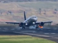 SAS uçağı A320neo sert indi hasar gördü