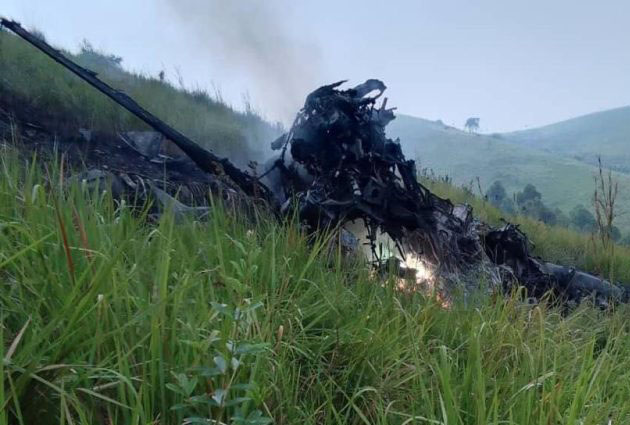 Uganda ordusunun Mi-28’i düştü, 3 kişi hayatını kaybetti