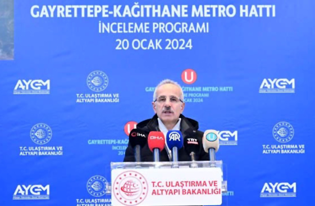 Bakan Uraloğlu, “Gayrettepe-IST metrosu geri sayımda”