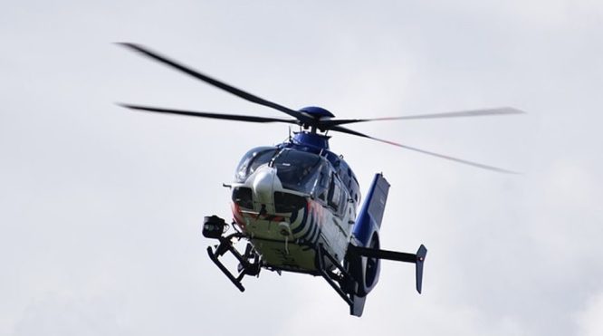 Gaziantep’te helikopter düştü