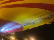 DHL’in A300-600F uçağı inişte kuyruk sürttü