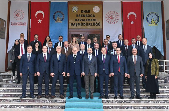 Esenboğa Havalimanı’nda denetim hizmetleri görüşüldü