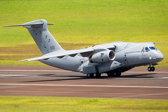 Macaristan ordusunun ilk Embraer C-390 uçağı test uçuşunu yaptı