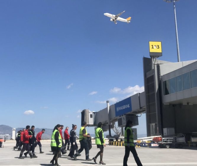 Ercan‘da FOD yürüyüşü