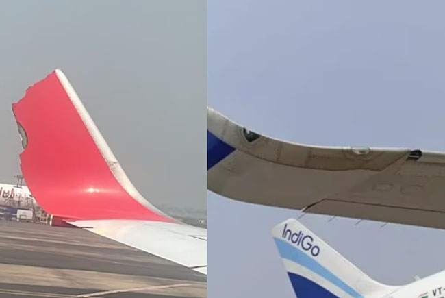 Hindistan’da Indigo’nun A320’si Air India Express’in B737’sine çarptı
