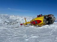 Alpler’de AW 139 helikopter düştü