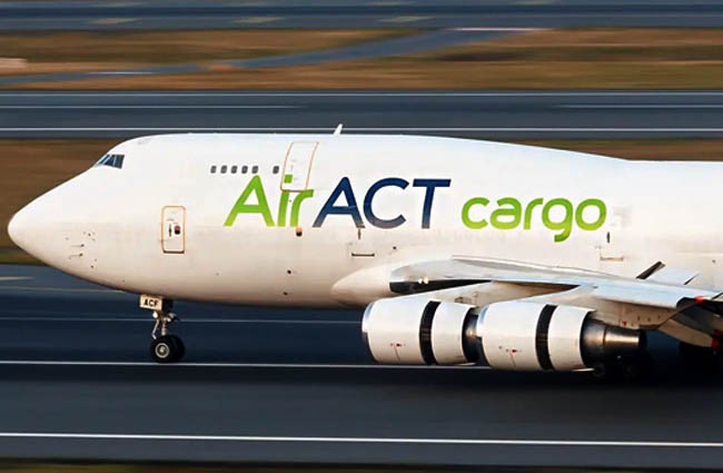 ACT’nin B747-400’ü inişte motorunu piste çarptı