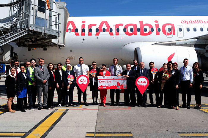 Air Arabia Egypt İSG’den Kahire uçuşlarına başladı