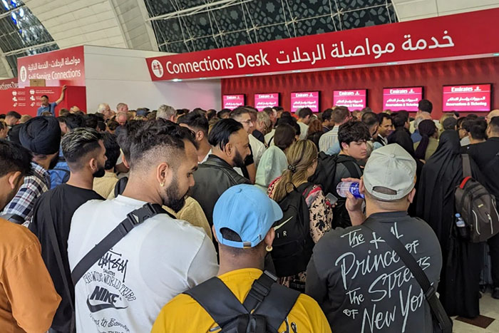Dubai Havalimanı’nda kargaşa sürüyor