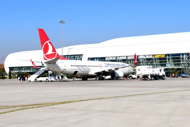 DHMİ Erzincan Yıldırım Akbulut Havalimanı mart verilerini açıkladı