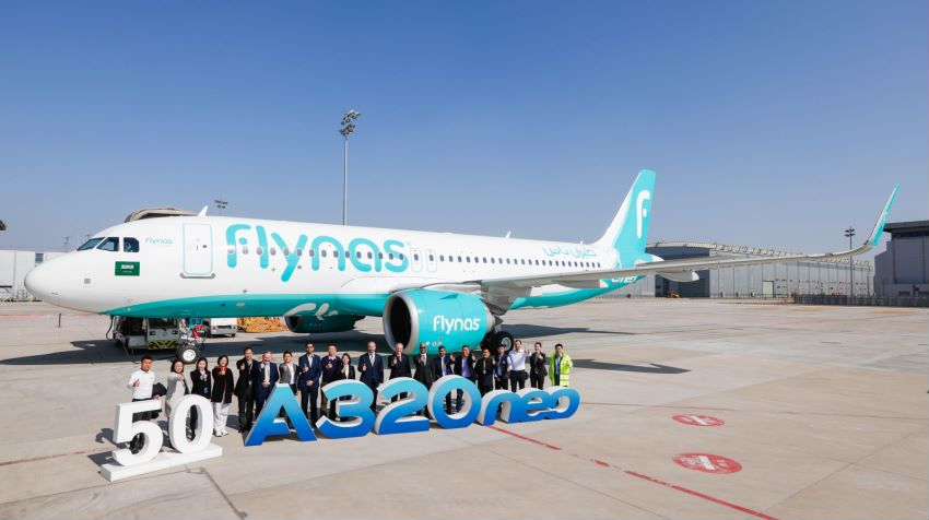 Flynas, 50’nci Airbus A320neo uçağını filosuna kattı