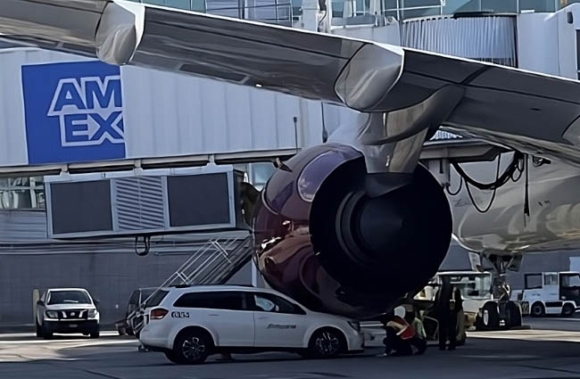 Virgin Atlantic’in A350-1000 uçağına apron aracı çarptı