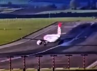 Edelweiss havayolunun A320-200 uçağı kalkışta tehlike atlattı